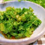 ちょっとしたコツでおいしく!わさび菜のしょうゆ漬け