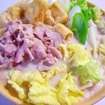 ゴクゴク飲めちゃう手作り、ごま豆乳鍋