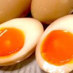 めんつゆだけで簡単♪とろ〜り半熟煮卵