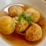 めんつゆで食べる☆たこ焼き