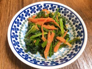 にんじんとほうれん草の胡麻和え★作り置きにも！
