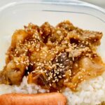 お弁当に★油が固まらない!豚バラの焼肉風★