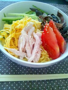 タレ購入不要！ポン酢で作る!絶品冷やし中華