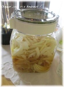 酢玉ねぎで身体がシャキと・・成人病予防対策に♪