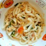 卵と野菜たっぷり☆子供用うどん