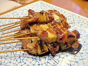 フライパンで焼き鳥