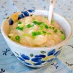 風邪をひいた時に。卵おかゆ。