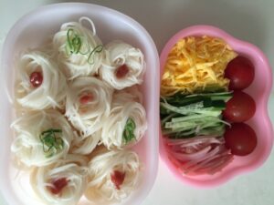 お弁当に素麺もありの季節がやってきた
