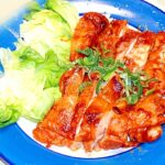 漬け込んで焼くだけでOK!韓国風の鶏の照り焼き♪