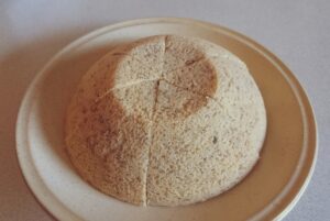 レンジで簡単 おからパウダーのバナナ蒸しパン