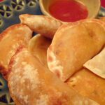 キーマカレーが残ったら☆揚げないチーズサモサ
