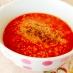 トマトジュースで❤︎オートミール粥