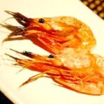 フライパンで簡単、甘海老の塩焼き