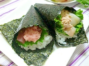 手巻き寿司＊キレイにできる巻き方