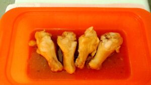 シリコンスチーマーで♪鶏もも肉の甘辛煮風★