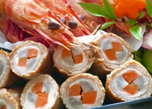 簡単おせち！しっかり味の牛蒡と人参の豚肉巻き♡