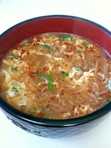 ダイエット中に！☆ピリ辛春雨スープ