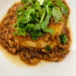 充填豆腐で麻婆あんかけ!