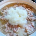 大根と豚肉で！みぞれ鍋
