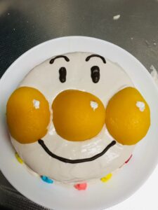 ２歳の誕生日に最適！簡単☆アンパンマンケーキ☆