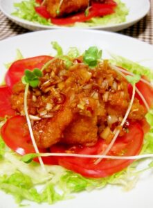 唐揚げリメイク☆油淋鶏風