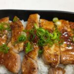 お弁当に!豚ロース厚切り肉の照り焼き