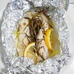 真鱈のローズマリーホイル焼き