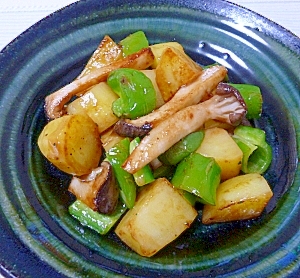 じゃがいもとエリンギのオイスターマヨ炒め☆