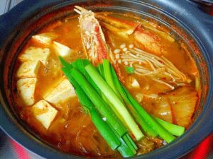 人気No.1チゲ！　「かに天醤鍋」