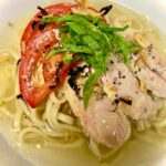 賄い！鶏もも肉とトマトの冷やし沖縄そば！