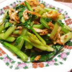 小松菜の桜炒め