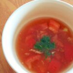 トマトの冷製スープ♪簡単♪夏にピッタリ♪