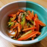 人参ときゅうりと塩昆布のサラダ