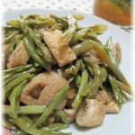 ふる里のお惣菜・ささげと油あげの煮物♪