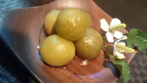炊飯器で作る 青梅の甘露煮