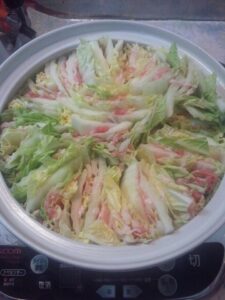 白菜と豚肉のミルフィーユ鍋