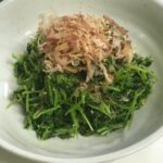 豆苗のすりごま和え♪