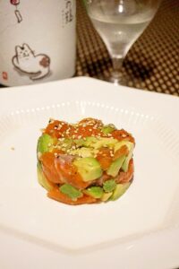 【宮城食材】サーモンとアボカドのナムル