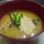 鯛のあらの味噌汁