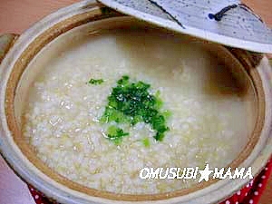 簡単！胚芽米ごはんで中華風粥