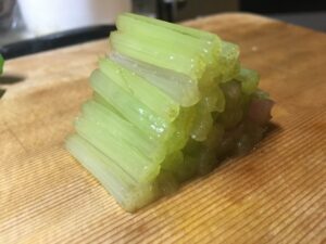 フキのアク抜き