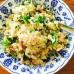 豚ひき肉入りのレタスチャーハン