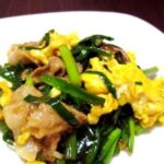 絶品!とろり♪豚ニラ玉