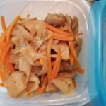 作り置き!お弁当に便利!レンコンと人参のきんぴら