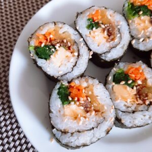 キンパ(韓国風巻き寿司)