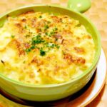 ポテトとベーコンのマカロニグラタン