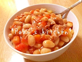 給食で大人気❤ポークビーンズ(*^０^)