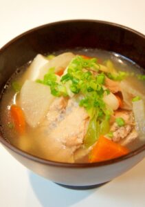 秋鮭を使って♪北海道の美味しい石狩汁