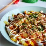 お餅消費ランチ♪ お餅と白菜のお好み焼き風
