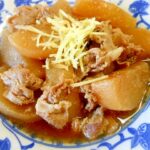 圧力鍋でご飯にぴったり~大根と豚小間肉の煮物